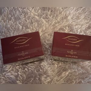 Samsara Guerlain Body Cream. Set of 2, each 7 oz.